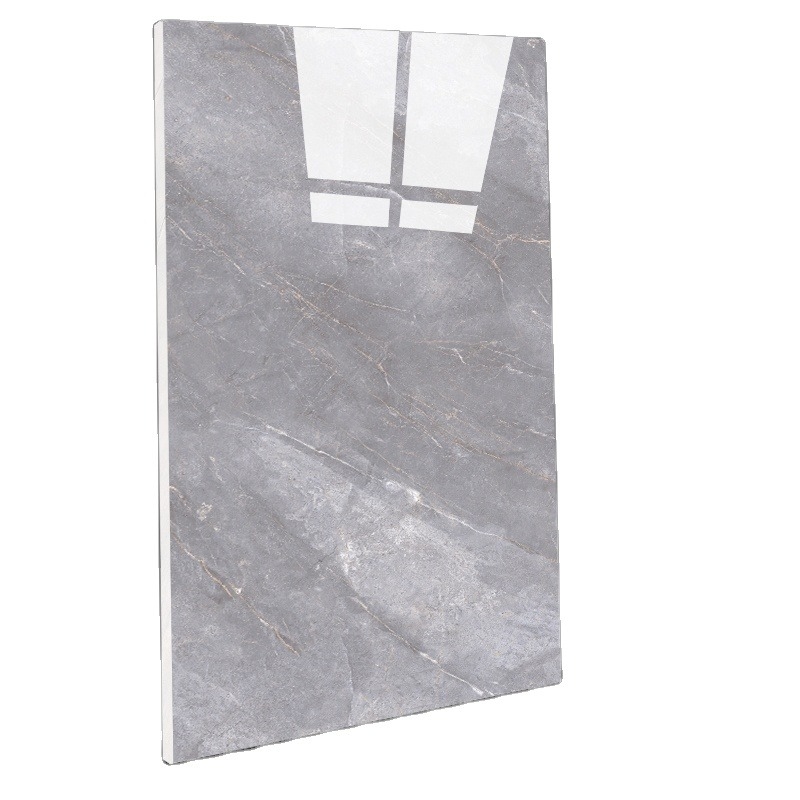 Carreaux de mur texturés en marbre - Carreaux modernes de 60 x 120 cm pour une salle de bain élégante