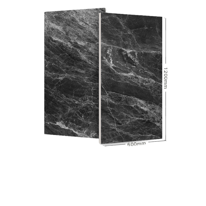 Texture imitation de pierre Porcelaine vernis polissée plancher et mur avec 600x1200mm Taille