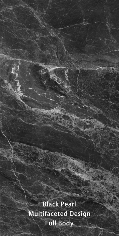 12MM finition polie de pierre imitation de la texture de la tuile de marbre moderne pour la pièce à l'intérieur ((D5-L18709)
