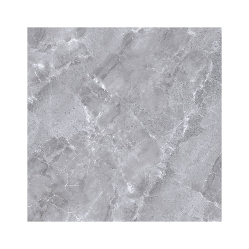 Élégante pierre à l' air moderne carreaux de porcelaine poli 600x600mm pour les murs du sol