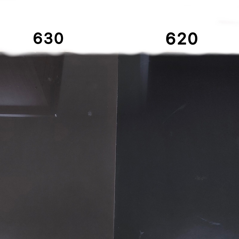 600x600mm Carreaux de porcelaine modernes vitrées noirs pour la décoration intérieure